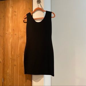 Black mini dress